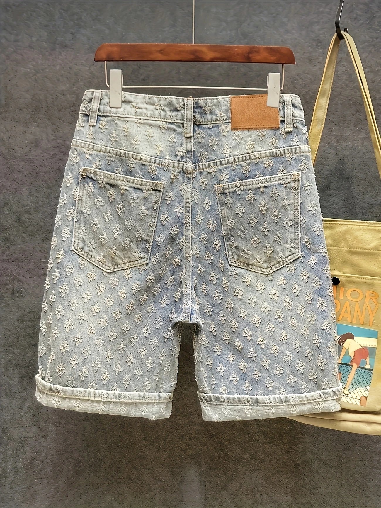 Diego™ – Pantaloncini Streetwear in Denim Ricamato