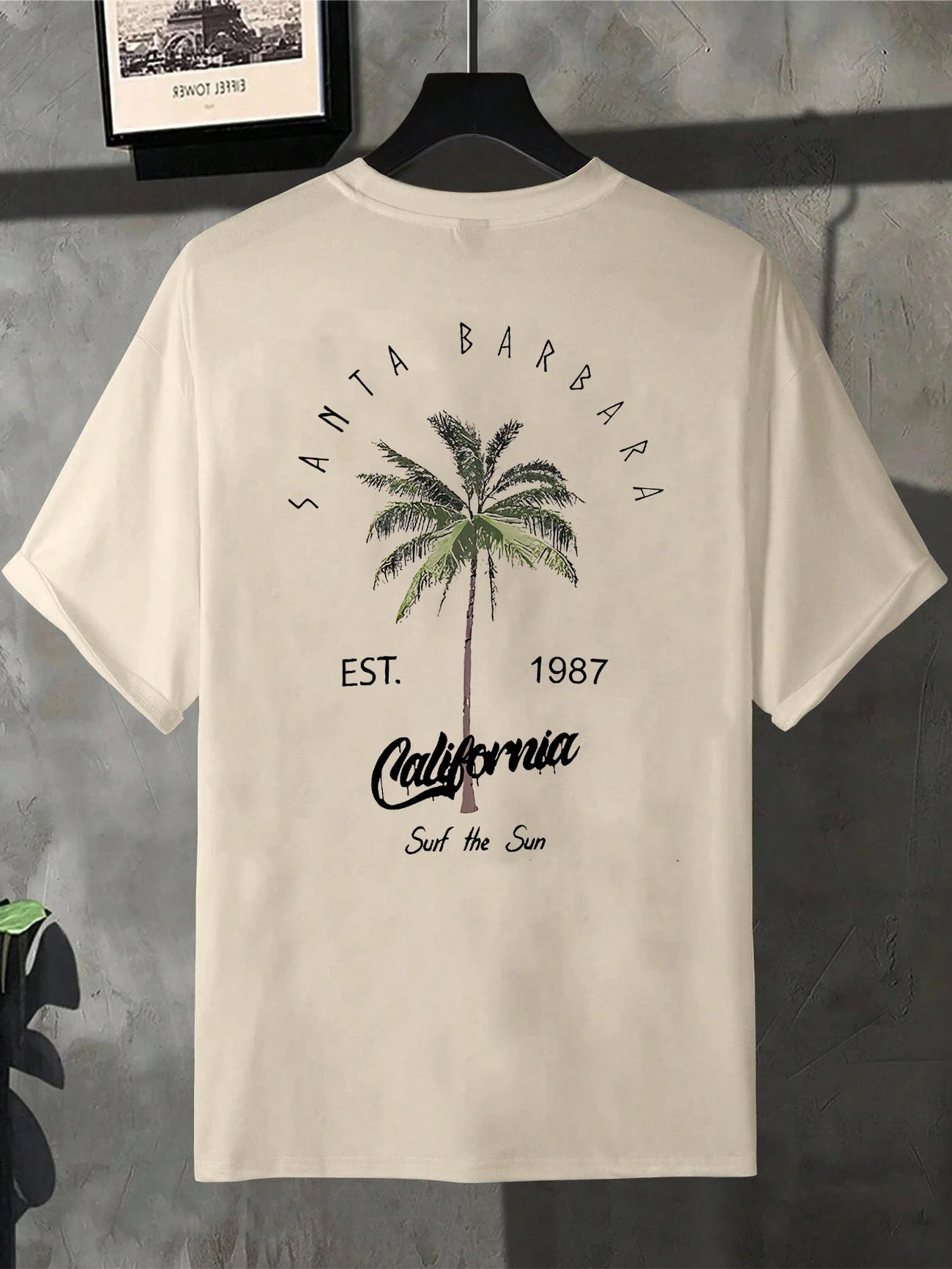 Santa Barbara™ – T-Shirt Palma Grafica Estiva