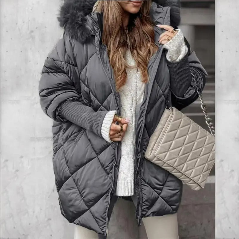 Henna™ | Premium Parka mit Strickärmeln