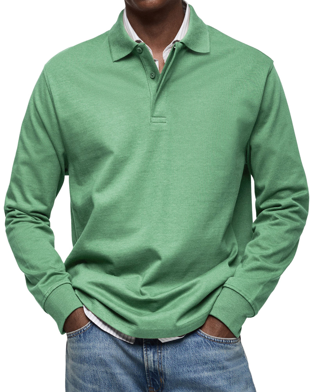 Luca | Polo Langarm Casual