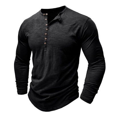 ALTON™ | SLUB JERSEY HENLEY SHIRT