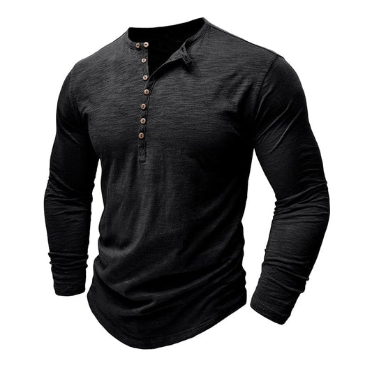 ALTON™ | SLUB JERSEY HENLEY SHIRT