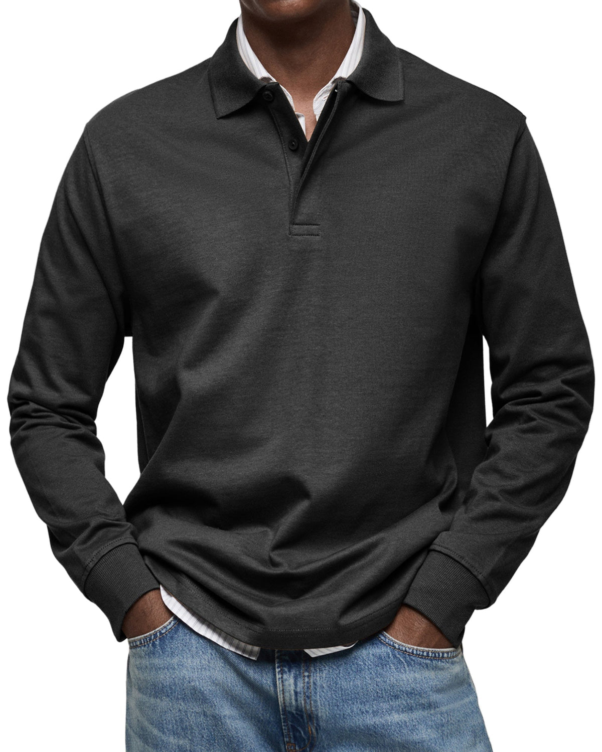 Luca | Polo Langarm Casual