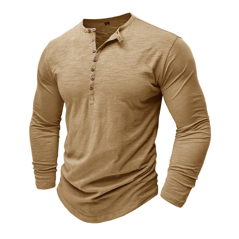 ALTON™ | SLUB JERSEY HENLEY SHIRT