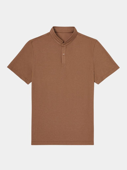 Enzo™ | Das Polo mit modernem Stehkragen
