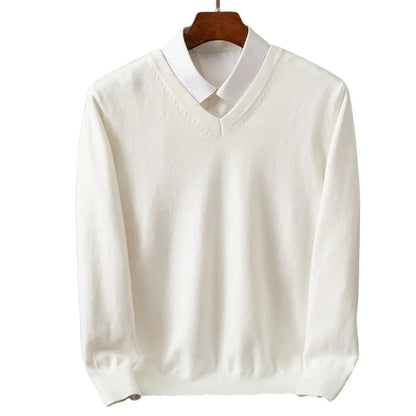 BEXFORD™ | KASCHMIR V AUSSCHNITT PULLOVER