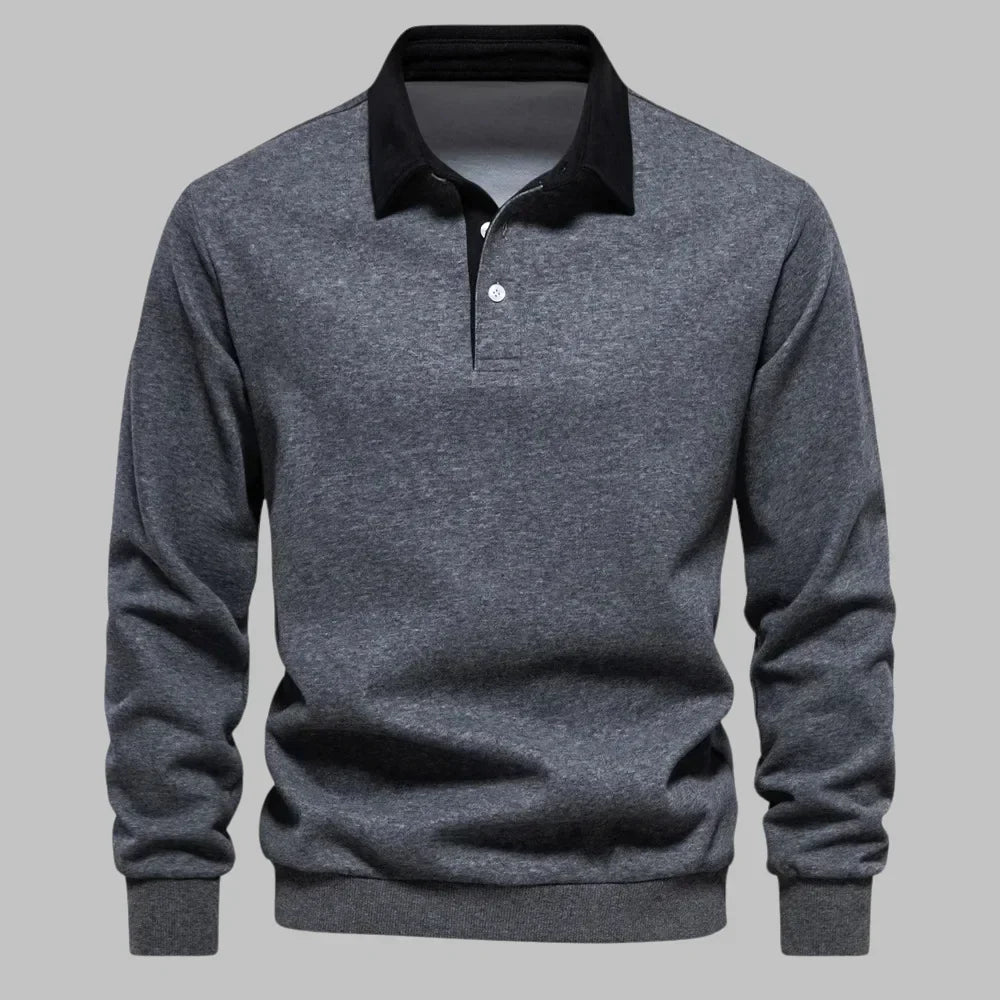 FALKENBERG™ | POLOKRAGEN BAUMWOLLPULLOVER