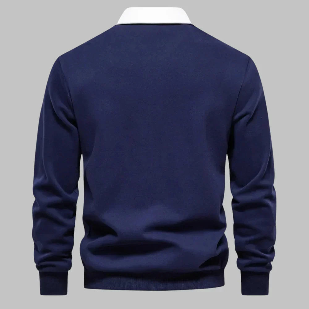 FALKENBERG™ | POLOKRAGEN BAUMWOLLPULLOVER
