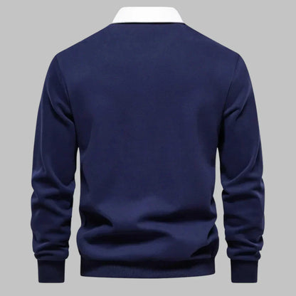 FALKENBERG™ | POLOKRAGEN BAUMWOLLPULLOVER