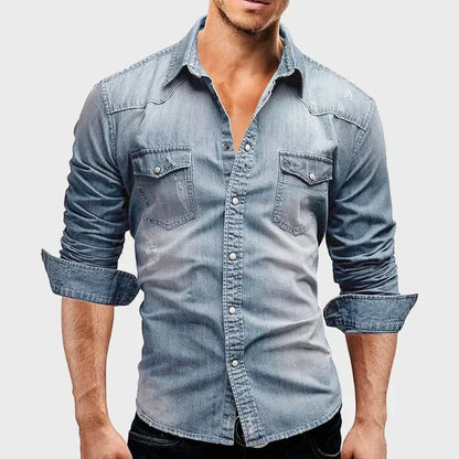 Denim-Hemd Davide Costa Miami