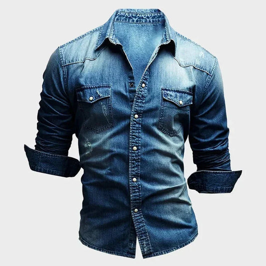 Denim-Hemd Davide Costa Miami