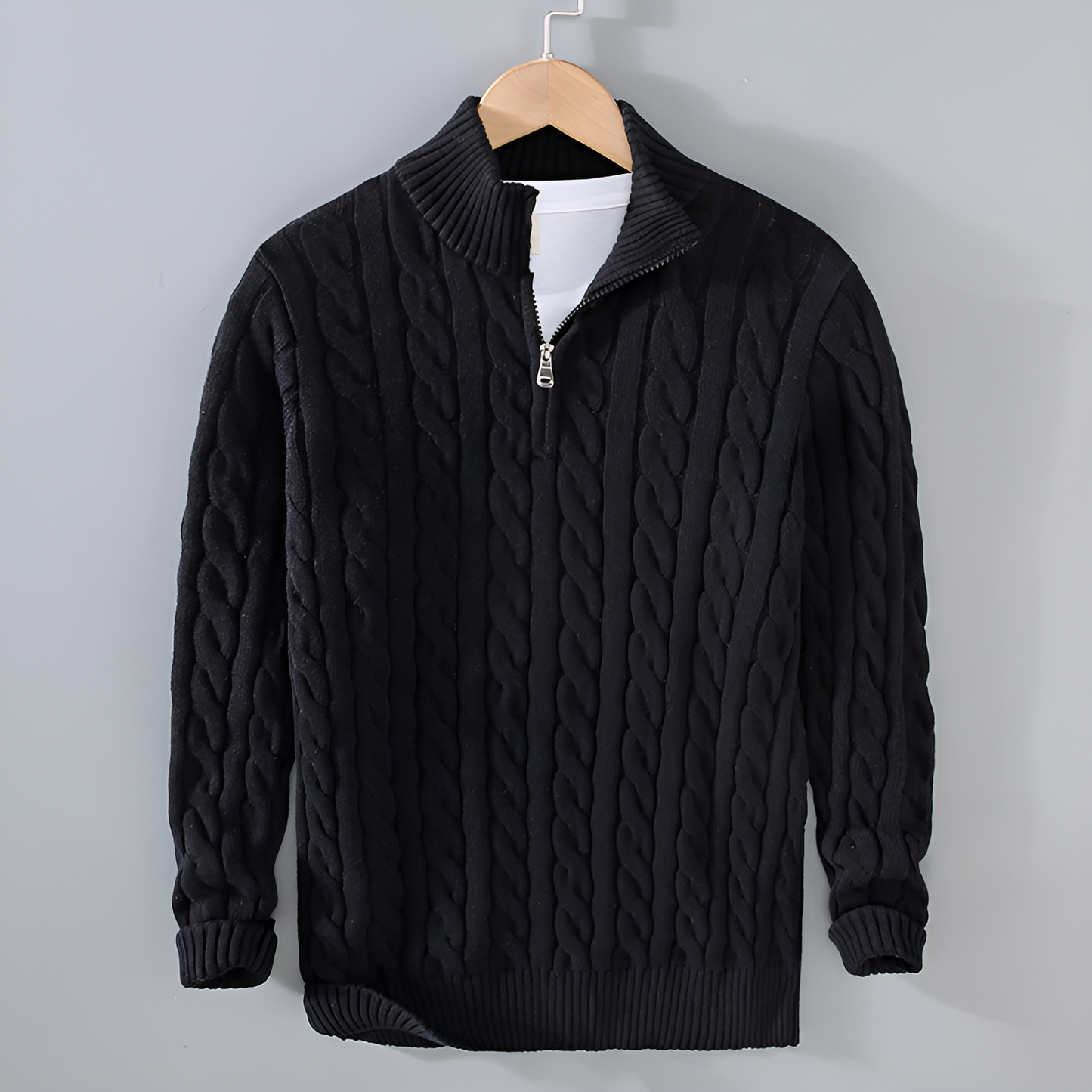 Anthony - Maglione in maglia torsadée