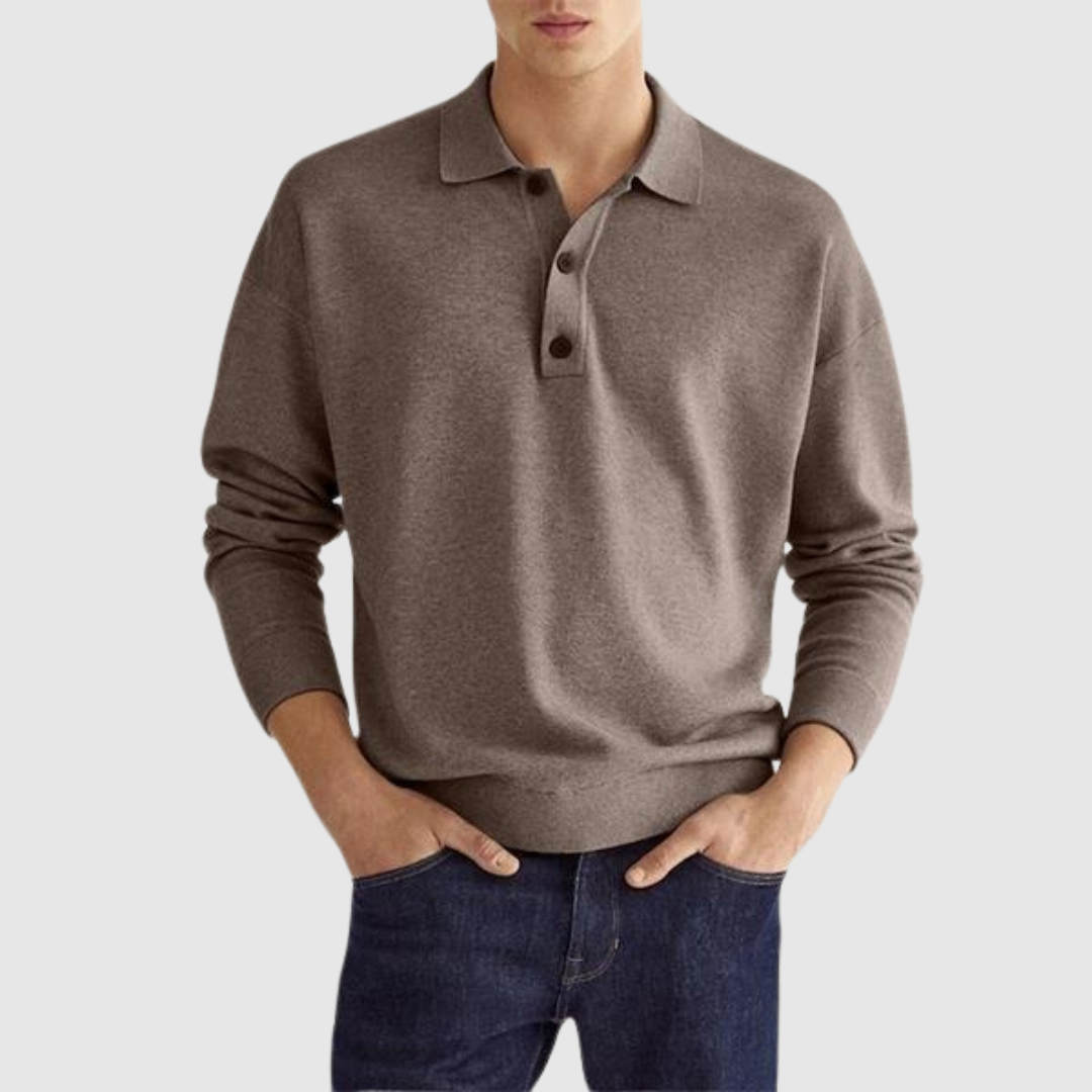 Aldo™ | Premium Langarm-Polo