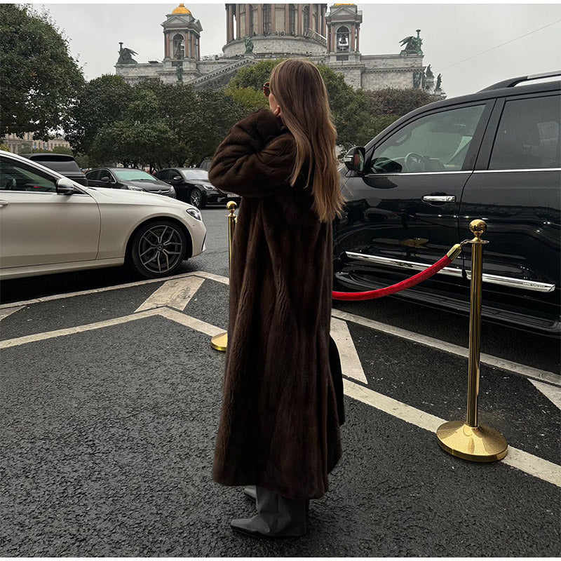Ivana™ | Luxus Fuchsfell Übermantel