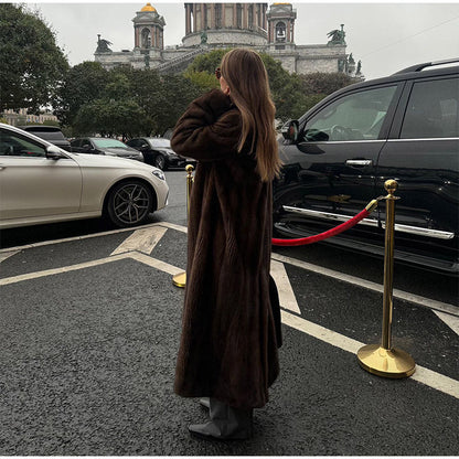 Ivana™ | Luxus Fuchsfell Übermantel