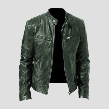 Enzo | Giacca in Pelle Casual dallo Stile Senza Tempo