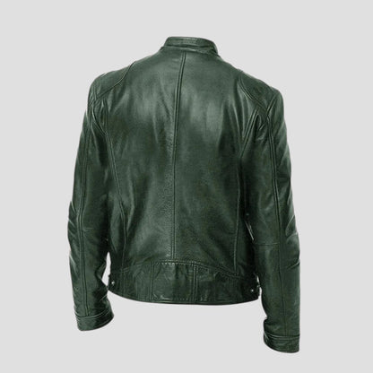 Enzo | Giacca in Pelle Casual dallo Stile Senza Tempo