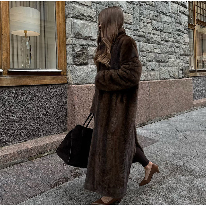 Ivana™ | Luxus Fuchsfell Übermantel