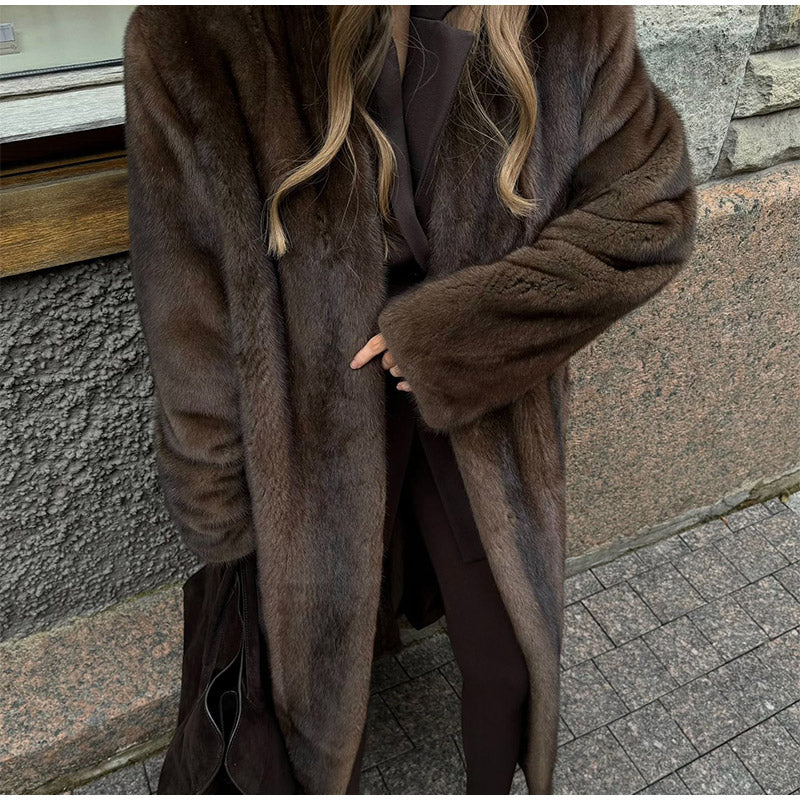Ivana™ | Luxus Fuchsfell Übermantel