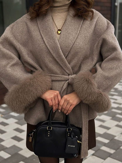Julia™ | Fox-Fell Wollmantel