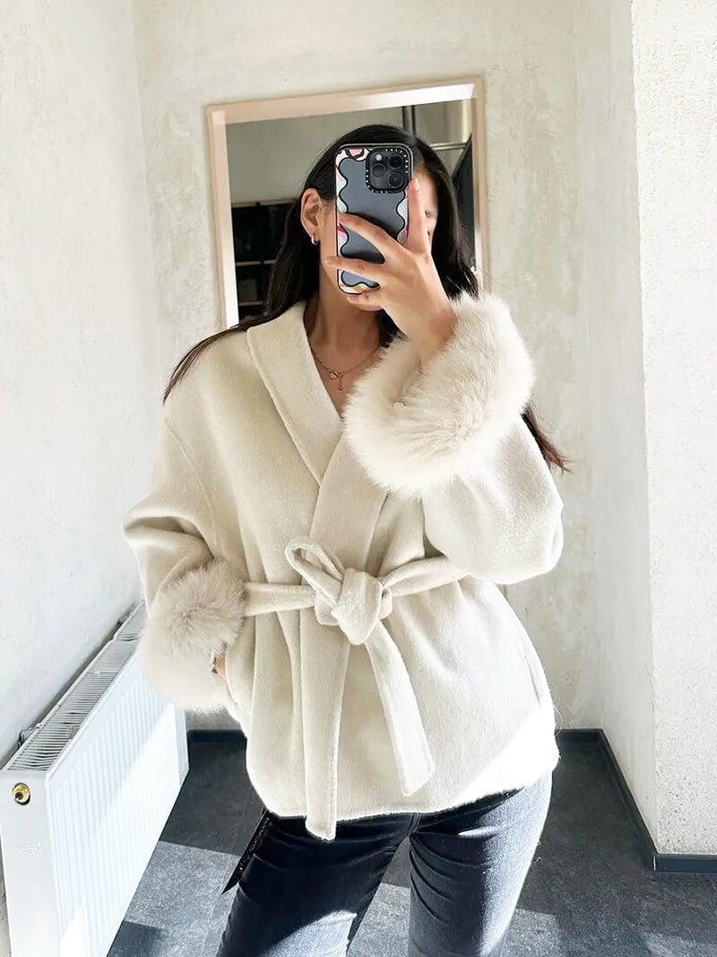 Julia™ | Fox-Fell Wollmantel