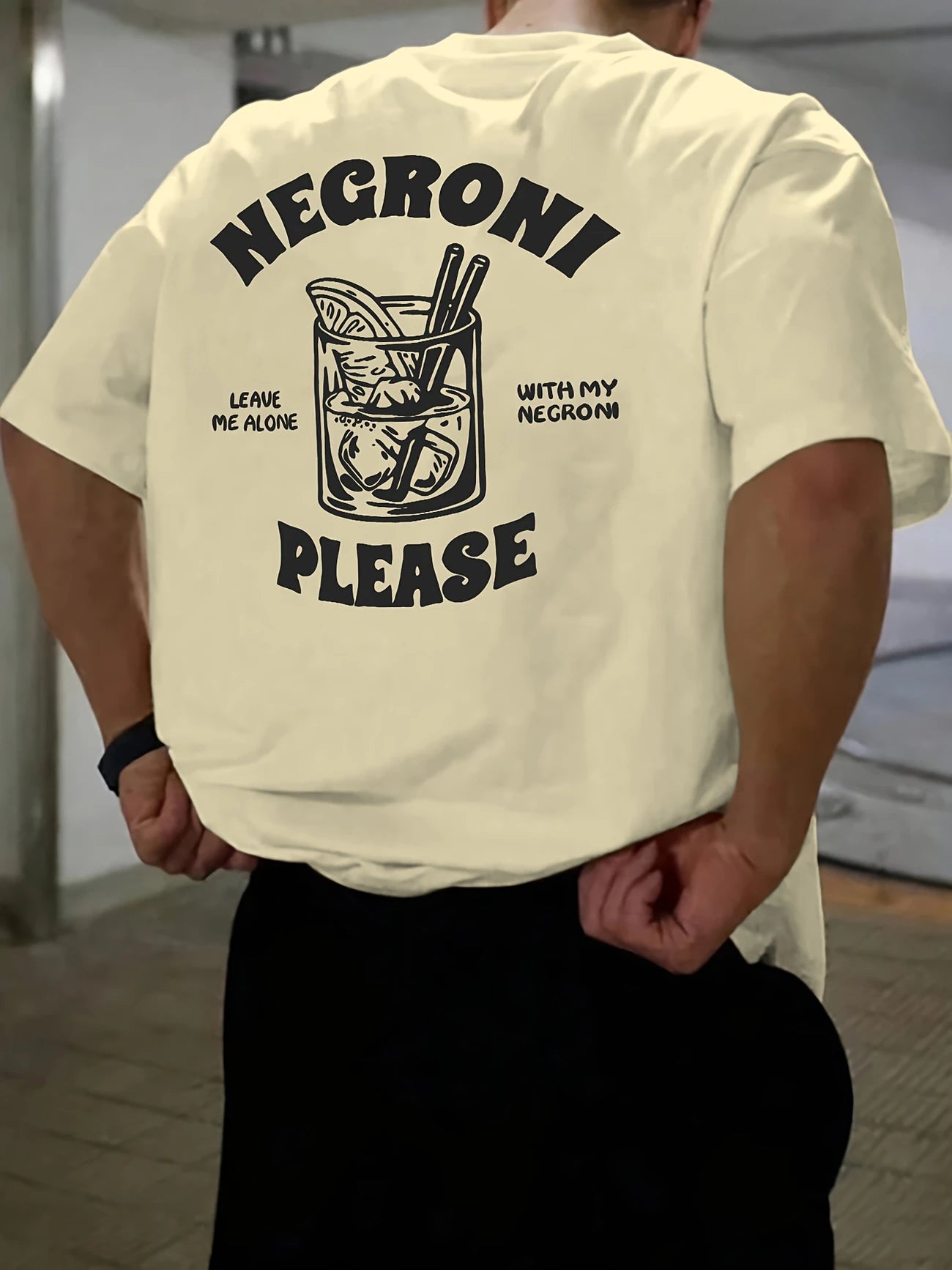 Negroni™ – T-shirt Estiva Uomo “Leave Me Alone”
