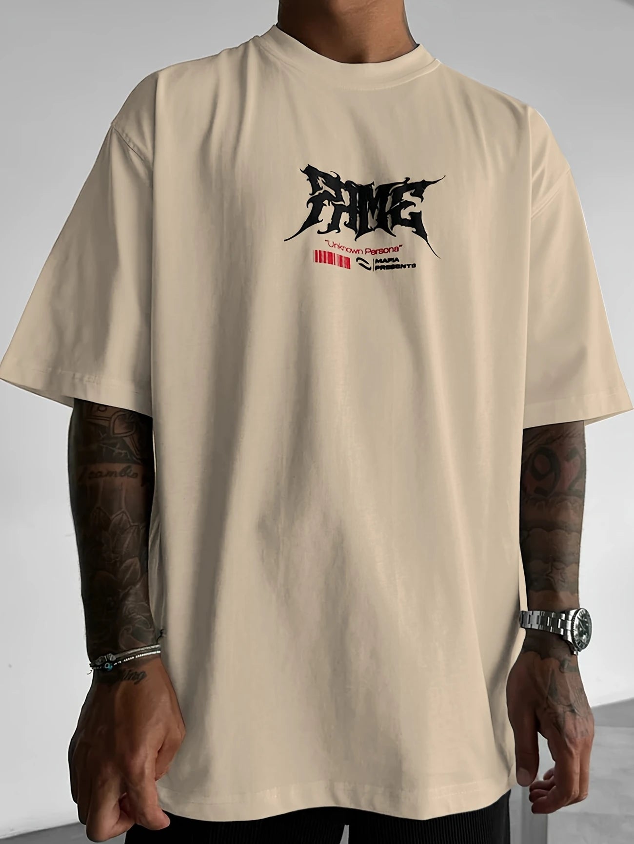 Luca™ – T-Shirt Streetwear con Maschera Grafica