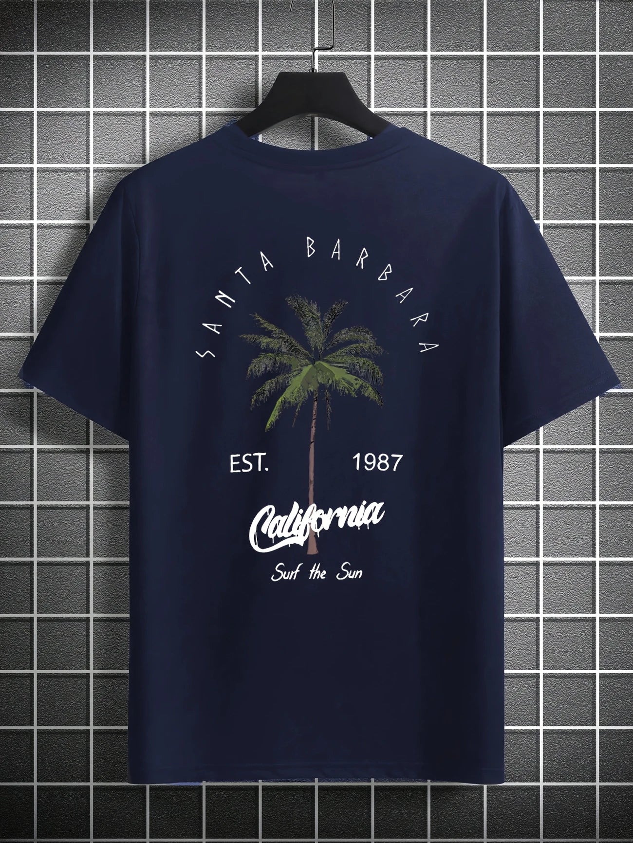 Santa Barbara™ – T-Shirt Palma Grafica Estiva
