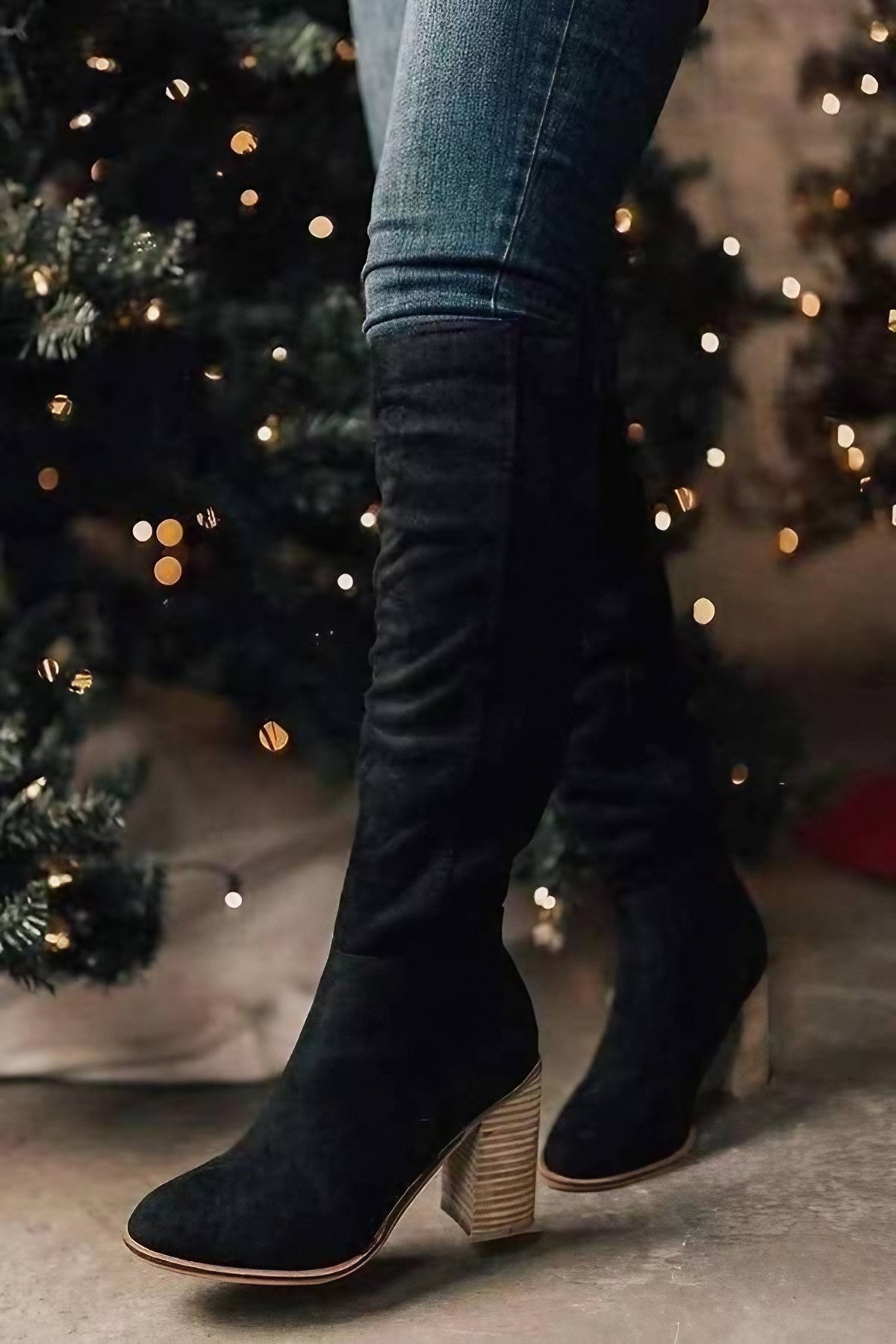 Alexane™ | Lange Wildlederstiefel