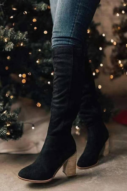 Alexane™ | Lange Wildlederstiefel