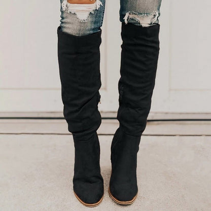 Alexane™ | Lange Wildlederstiefel