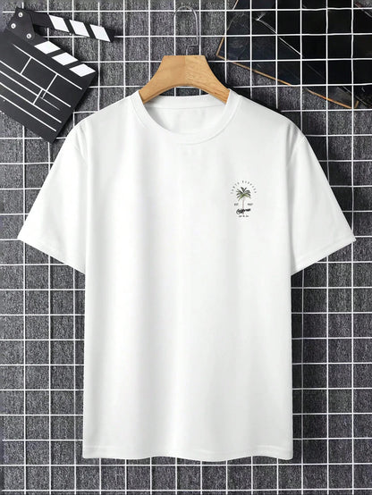 Santa Barbara™ – T-Shirt Palma Grafica Estiva
