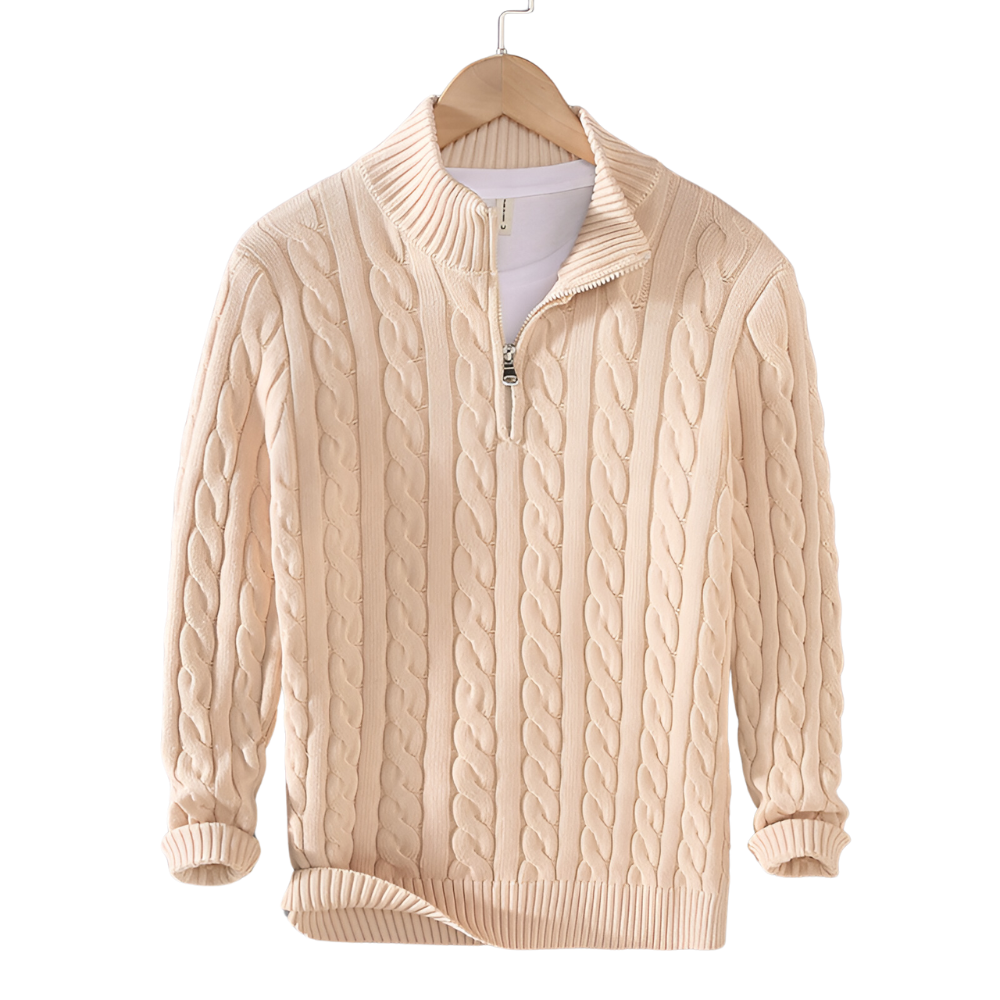 Anthony - Maglione in maglia torsadée