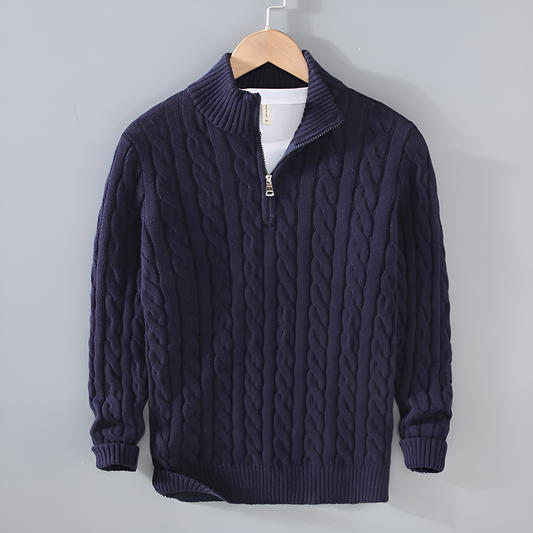Anthony - Maglione in maglia torsadée