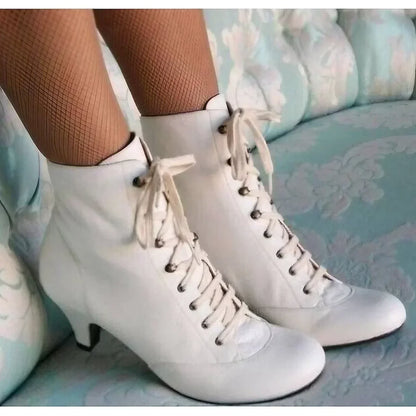 Chloe™ | Viktorianische Schnür-Stiefel