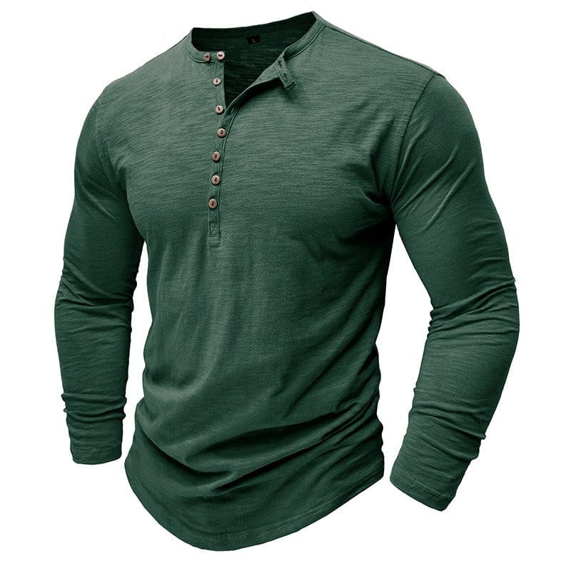 ALTON™ | SLUB JERSEY HENLEY SHIRT