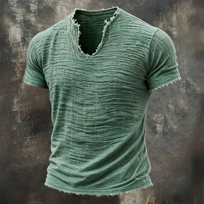 VAREL™ | VINTAGE V-AUSSCHNITT T-SHIRT