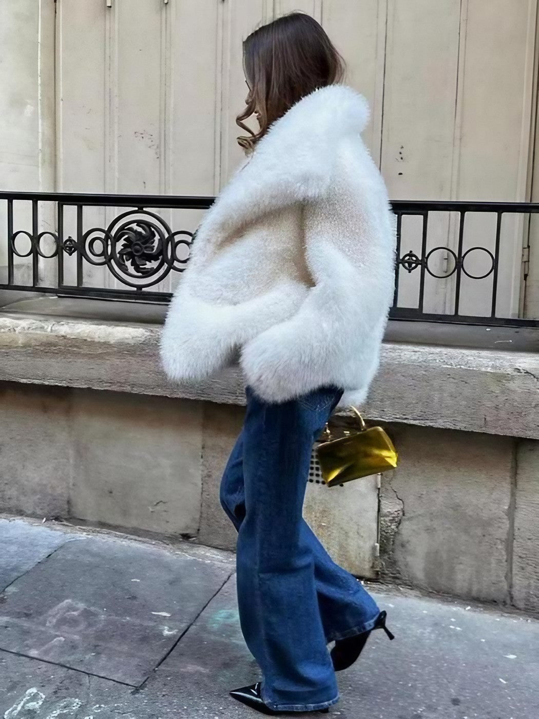 Chiara™ | Plüsch Faux Fur Mantel
